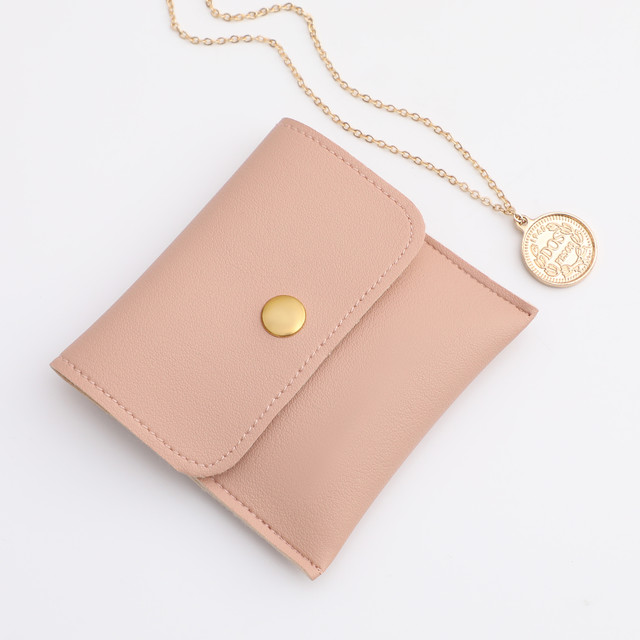 No Logo PU Jewelry Pouch With Button Necklace Packaging Bags Bracelet Bags  Necklace Bags Earring Bags - AliExpress